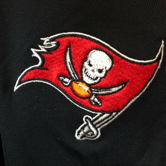 XL Tampa Bay Buccaneers Black Polo - Picture 2 of 5